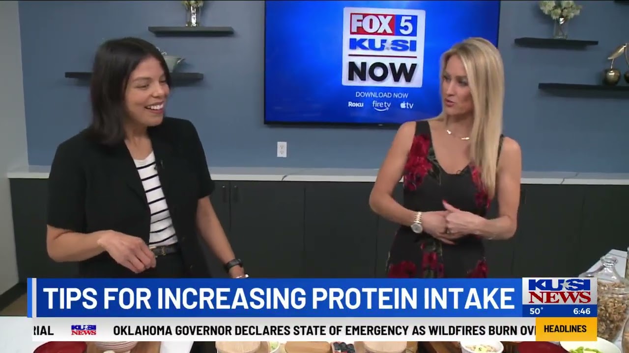 St. Paul’s PACE Registered Dietitian, Charityn Fernandez, shares recommended protein intake on KUSI.
