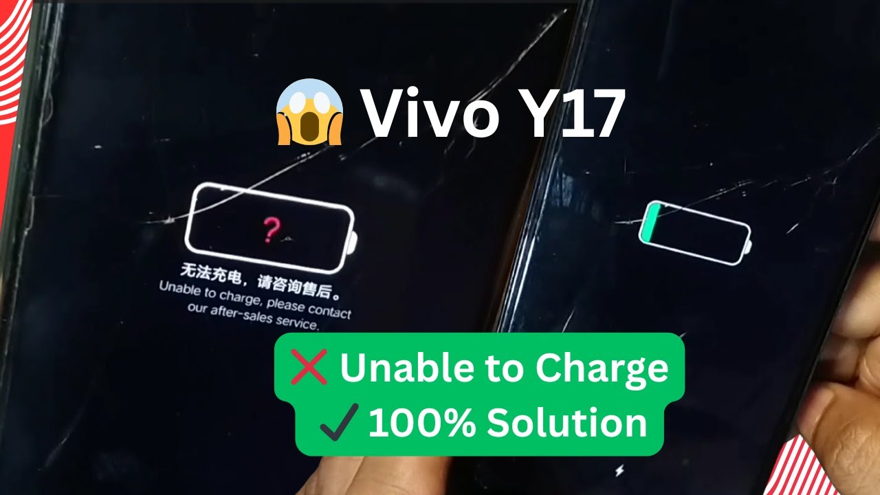 Vivo y17 Unable to Charge 😱  Please Contact Our After Sales Service  Solution 100%