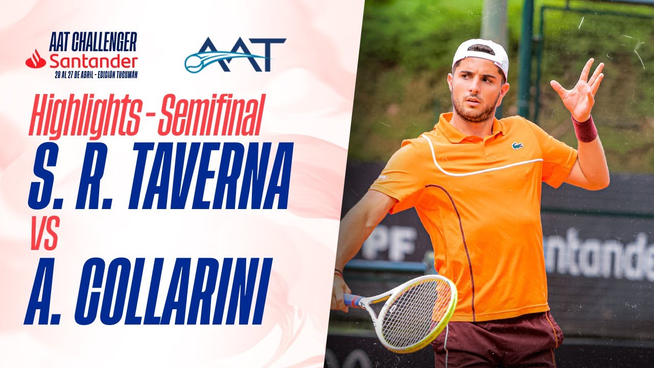 HIGHLIGHTS SEMIFINAL AAT CHALLENGER SANTANDER ED. TUCUMÁN | Andrea Collarini vs. Santiago R. Taverna