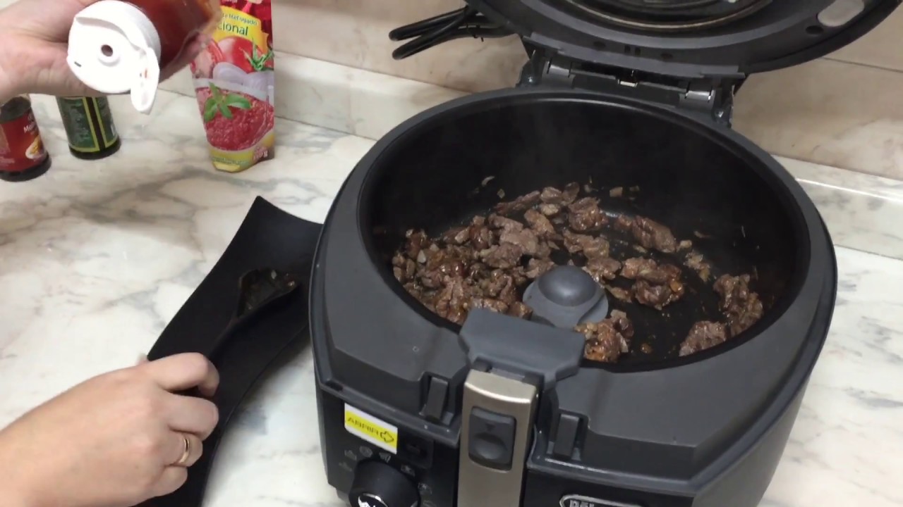Receita de Strogonoff na Maquina Multicuisine Delonghi
