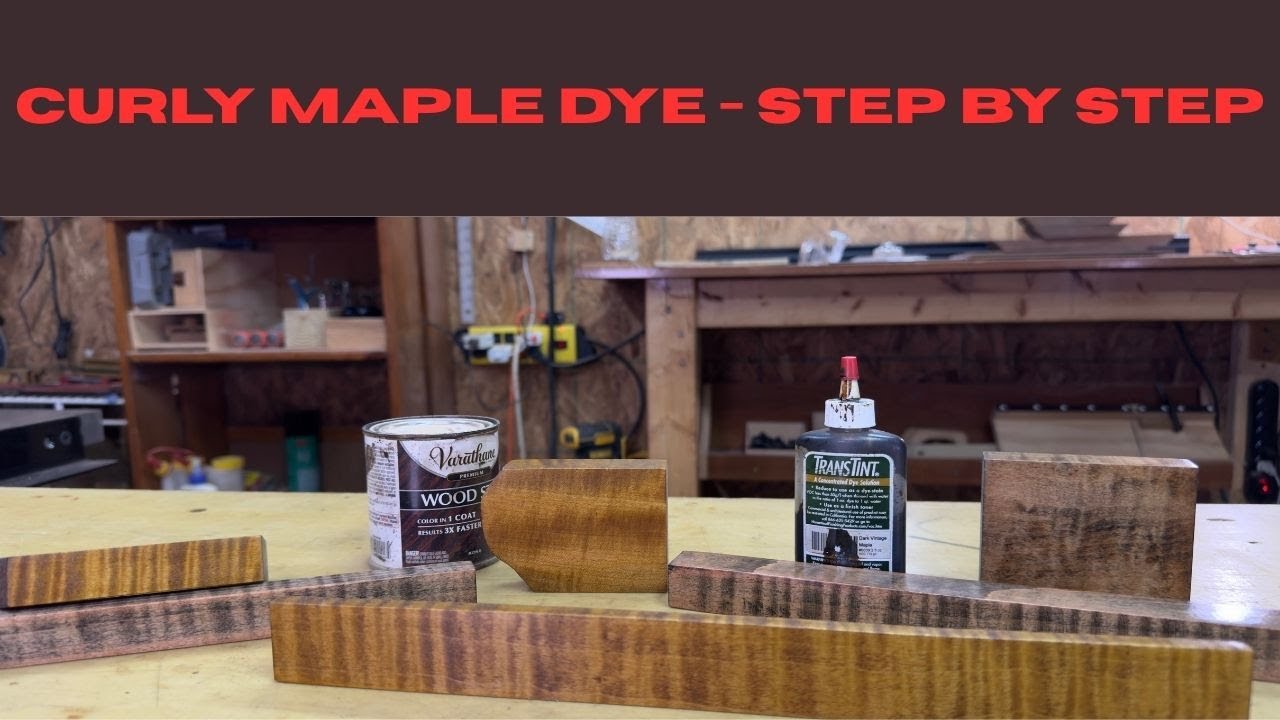 How to Dye Curly Maple.
