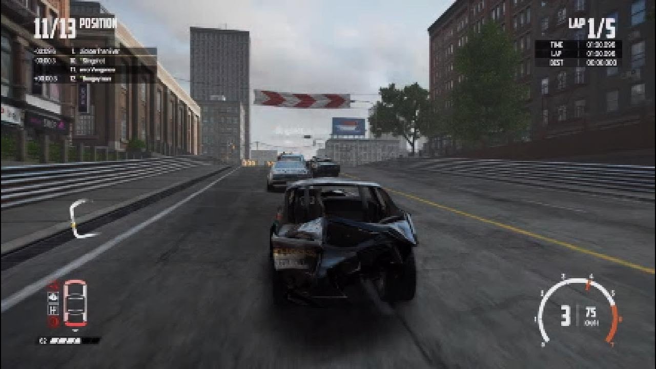 10 minutes of Wreckfest carnage ps5 (2)