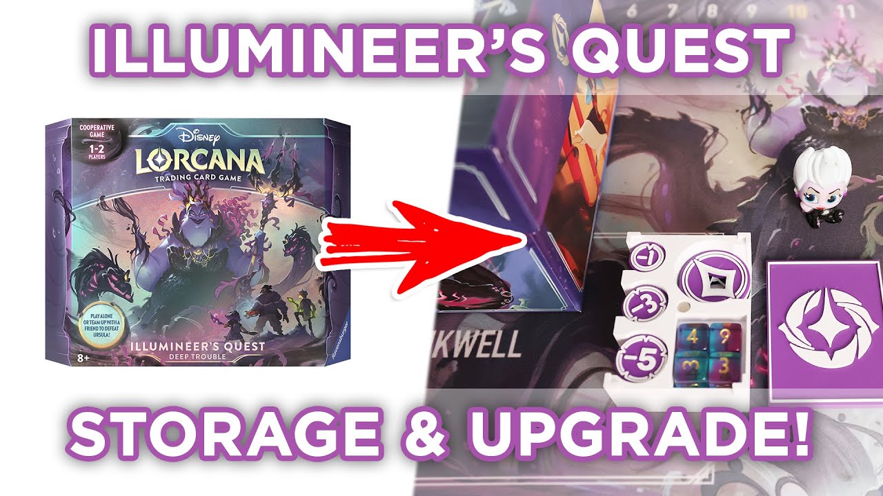 Lorcana Illumineer's Quest Storage and Upgrade Ideas + GIVEAWAY