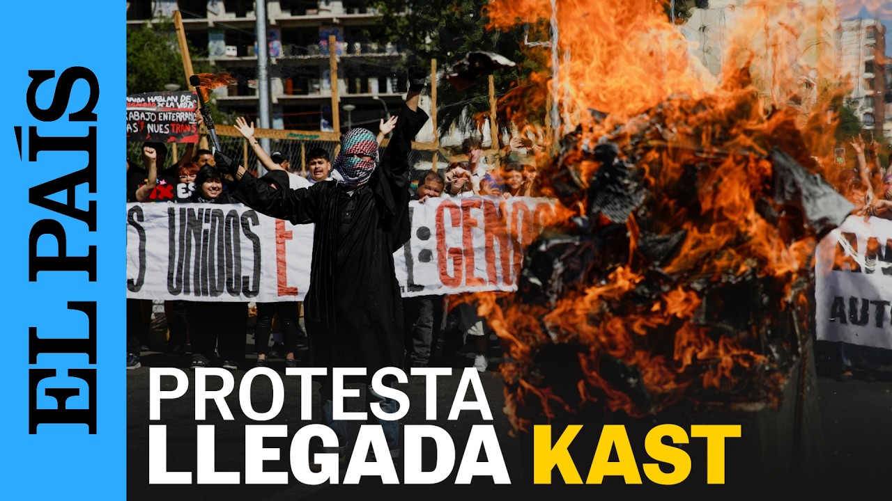 INVESTIDURA KAST | Protestan en VALPARAÍSO ante el cambio de GOBIERNO  | EL PAÍS