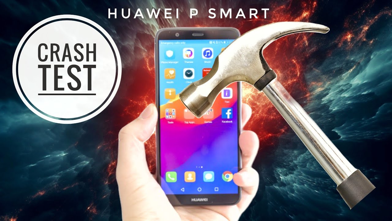 CRASH TEST - HUAWEI P SMART, 4K