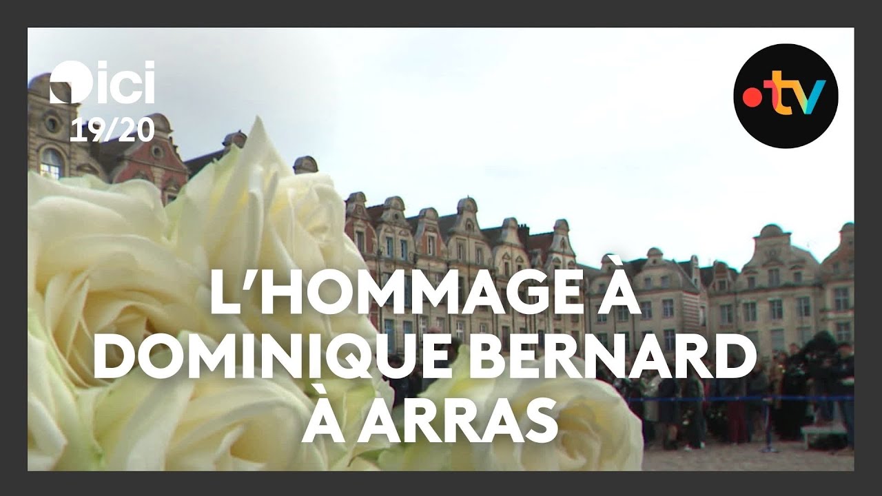 L'hommage à Dominique Bernard à Arras un an après