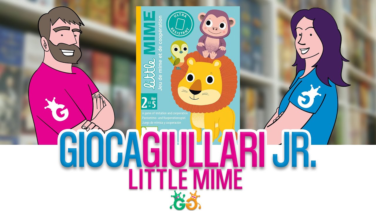 Gioca Giullari Junior - Little Mime, gioco da tavolo di imitazioni per bambini da 2 anni in su