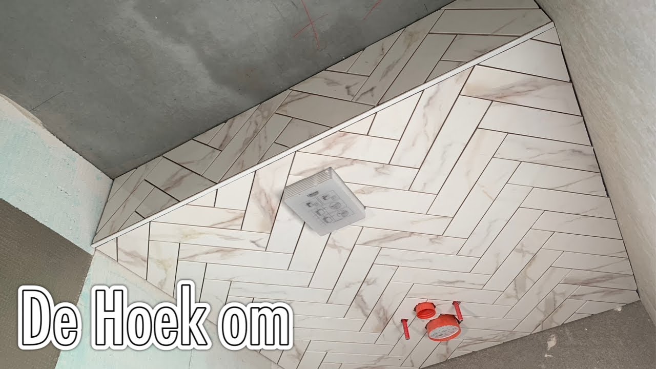 Hoe laat je Visgraat doorlopen om een Hoek? Marmer Visgraat Betegelen