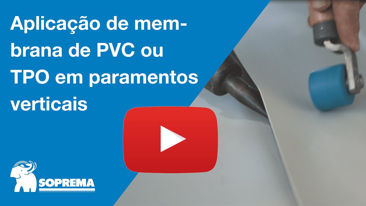 FLAGON PVC - Aplicação de membrana de PVC ou TPO em paramentos verticais