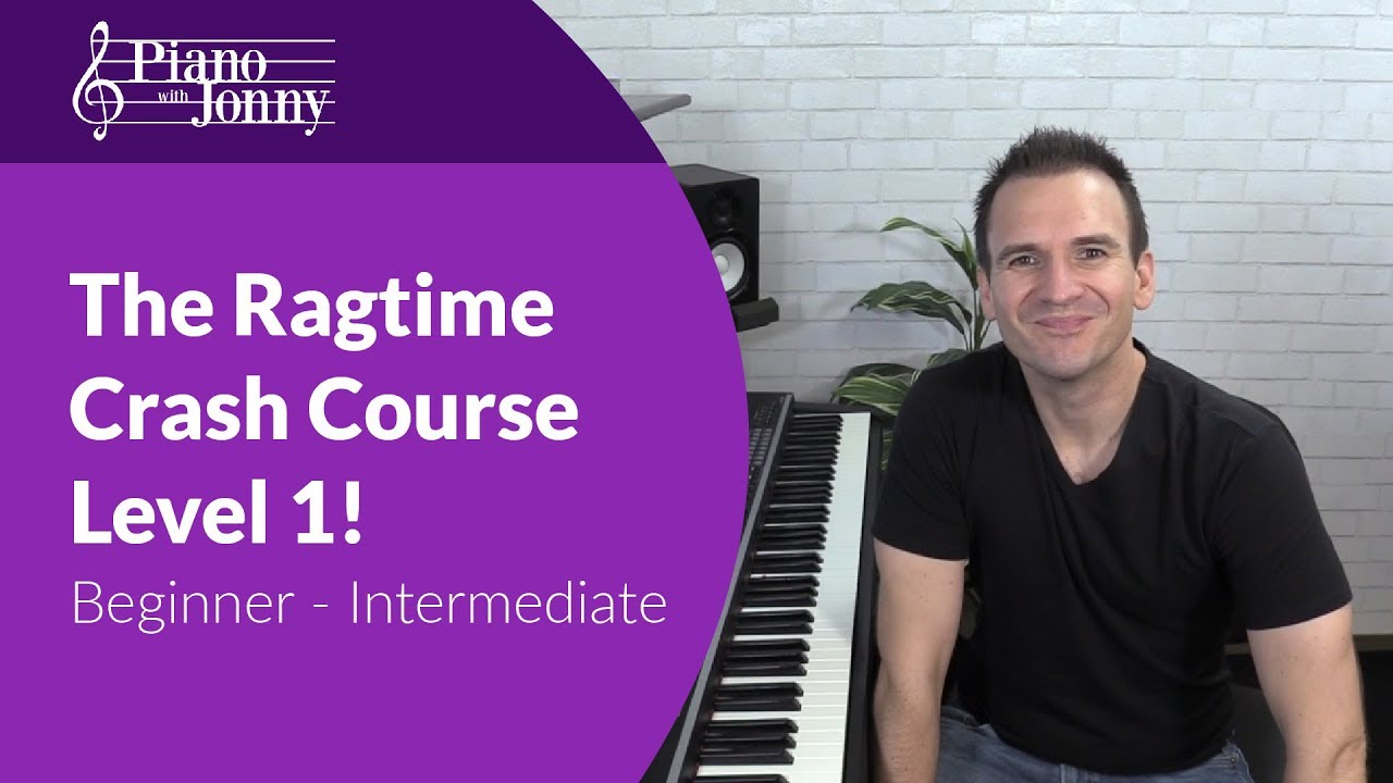 Ragtime Piano CRASH COURSE for Beginners!  Rag Rolls, Stride Bass, & More w/ Jonny May