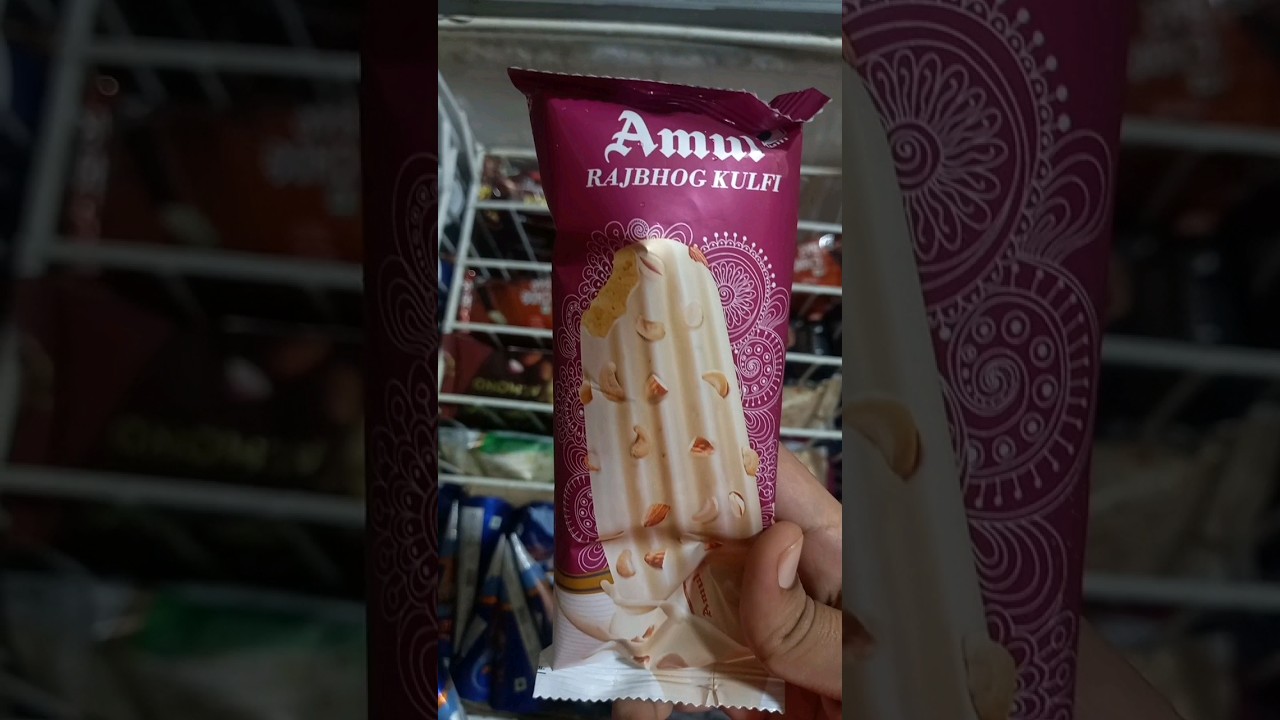 Amul Rajbhog Kulfi Dry Fruit Icecream #shorts #icecream #viralvideo #shortsfeed #love