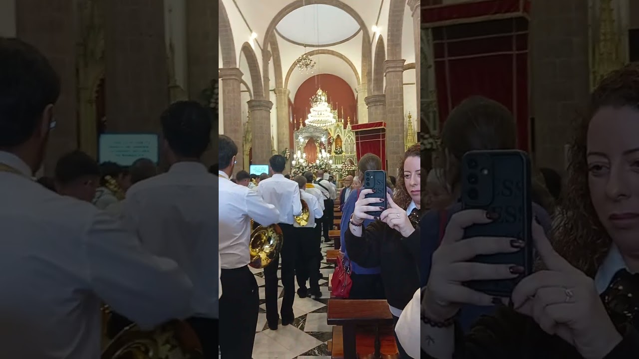Procesión de nuestra señora de Candelaria Villa de ingenio las Palmas de Gran Canaria 