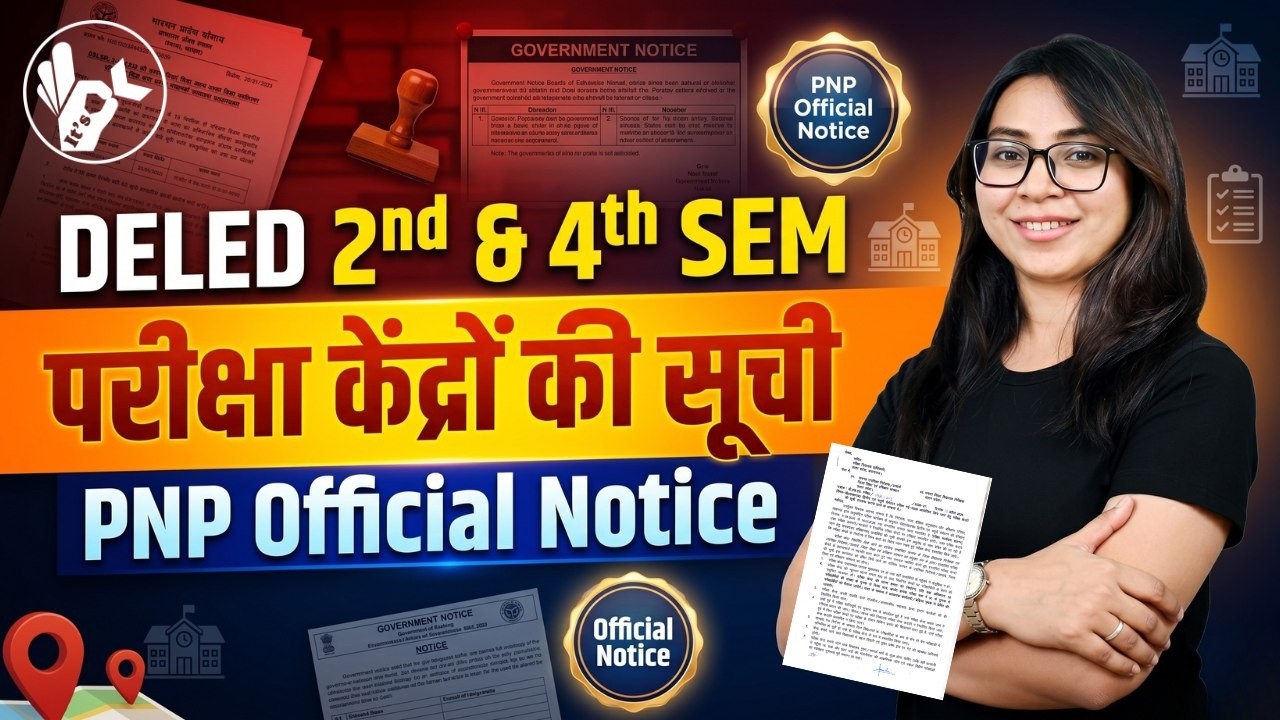 UP Deled 2nd & 4th Semester Exam Date 2026/Deled 2nd Semester Exam 2026/UP Deled Exam/deled 2026