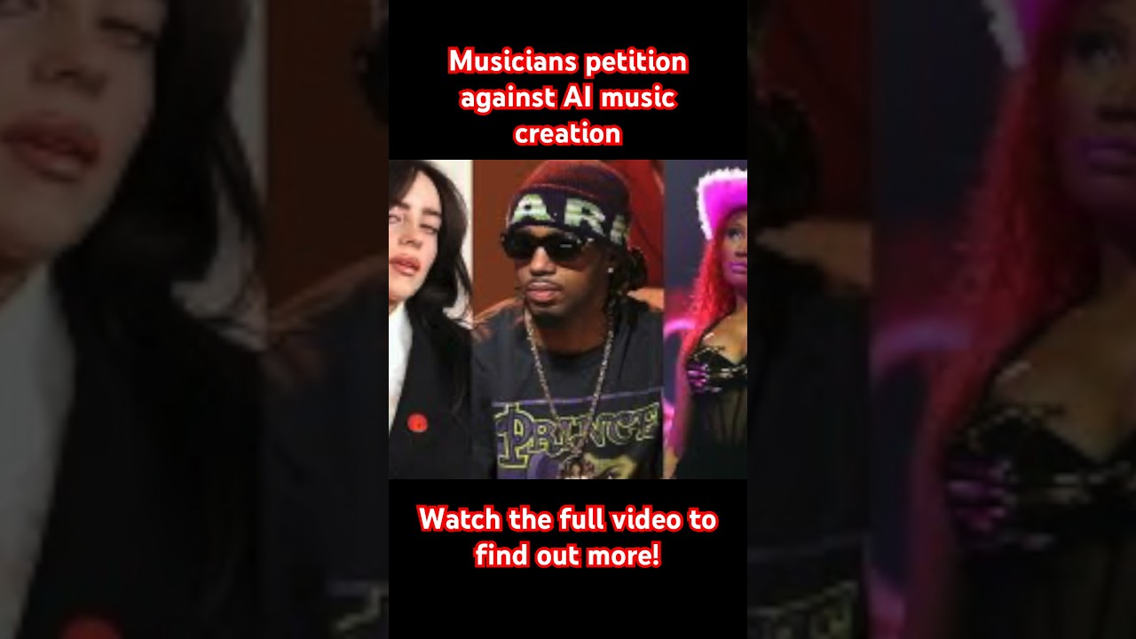 Nicki Minaj, Billie Elish,Musicians vs. AI: Creative Rights Battle! #Music #AI #Technology #Podcast