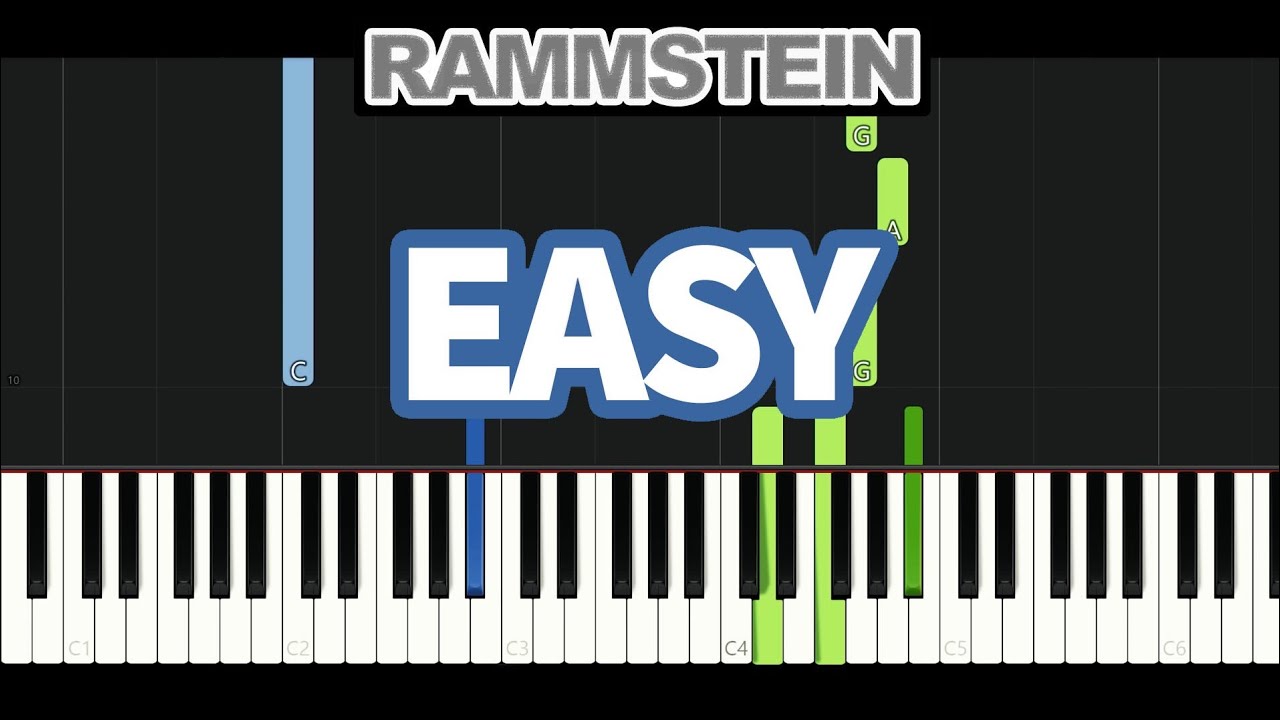 Mein Herz brennt - Rammstein | EASY Piano Cover (Tutorial)