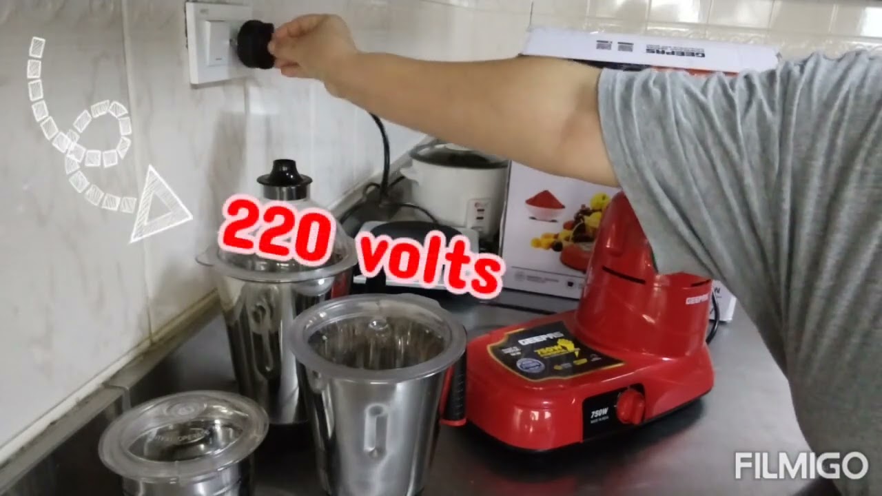 Geepas 3 in 1 mixer grinder unboxing and review