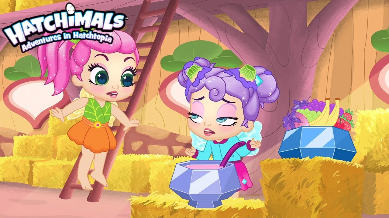 Food Fight! 🍰 | Hatchimals Adventures in Hatchtopia | Cartoons for Kids