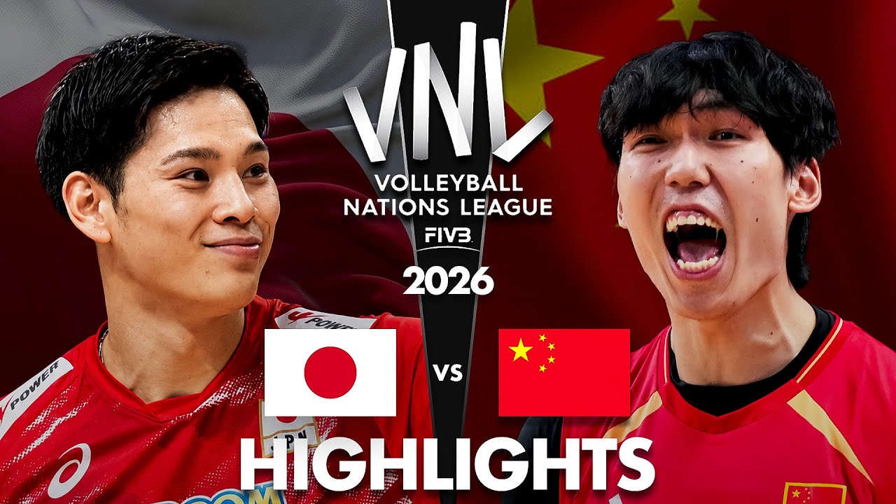 JAPAN 🇯🇵 vs CHINA 🇨🇳 | Highlights | Men's VNL 2026