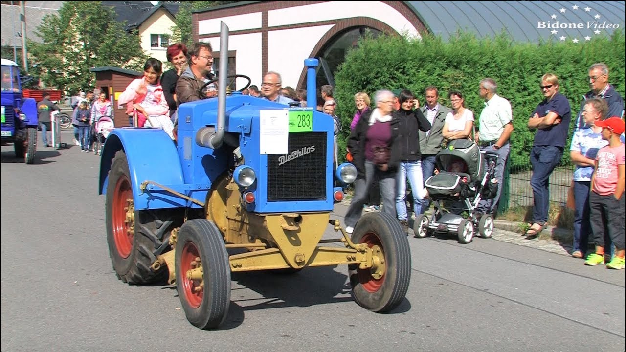 Die Traktoren 3-3 beim 20. Bulldogtreffen der Bulldogfreunde Erzgebirge