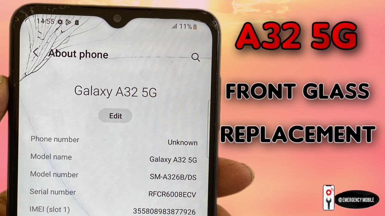 Samsung A32 5G Front Glass Replacement Guide for a Crystal-Clear Display!