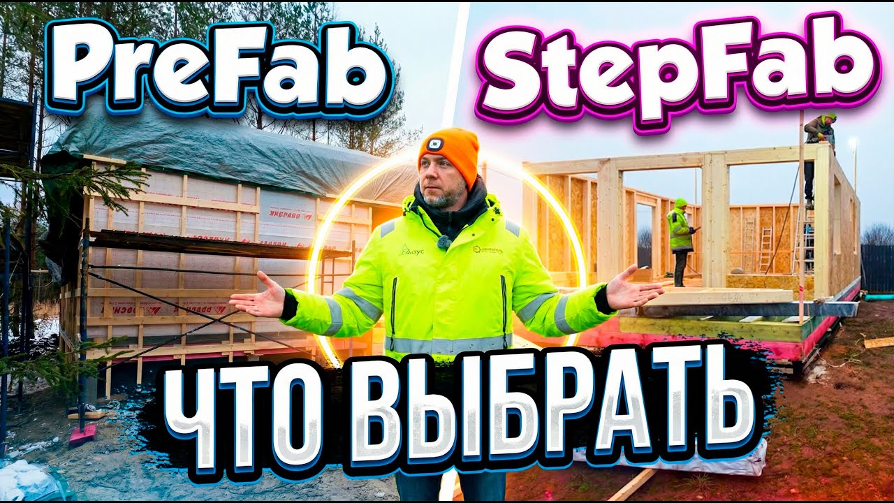 PreFab или StepFab, что выбрать? Две технологии, одна цель &mdash; качество!