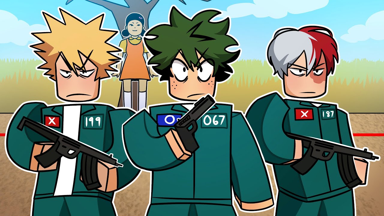MHA Voice Actors Abuse GUNS in Roblox Ink Games!