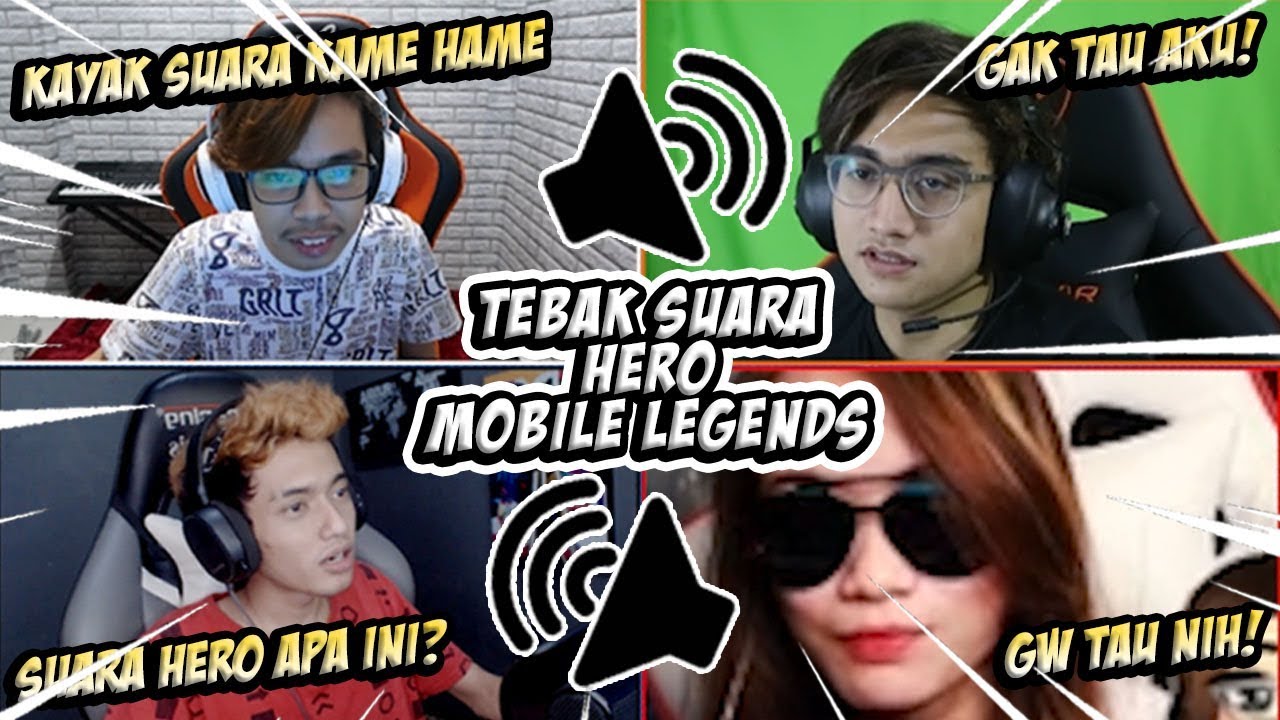 TEBAK SUARA HERO MOBILE LEGENDS! ft. Leokoce, Vania Delicia, Alingga Putra