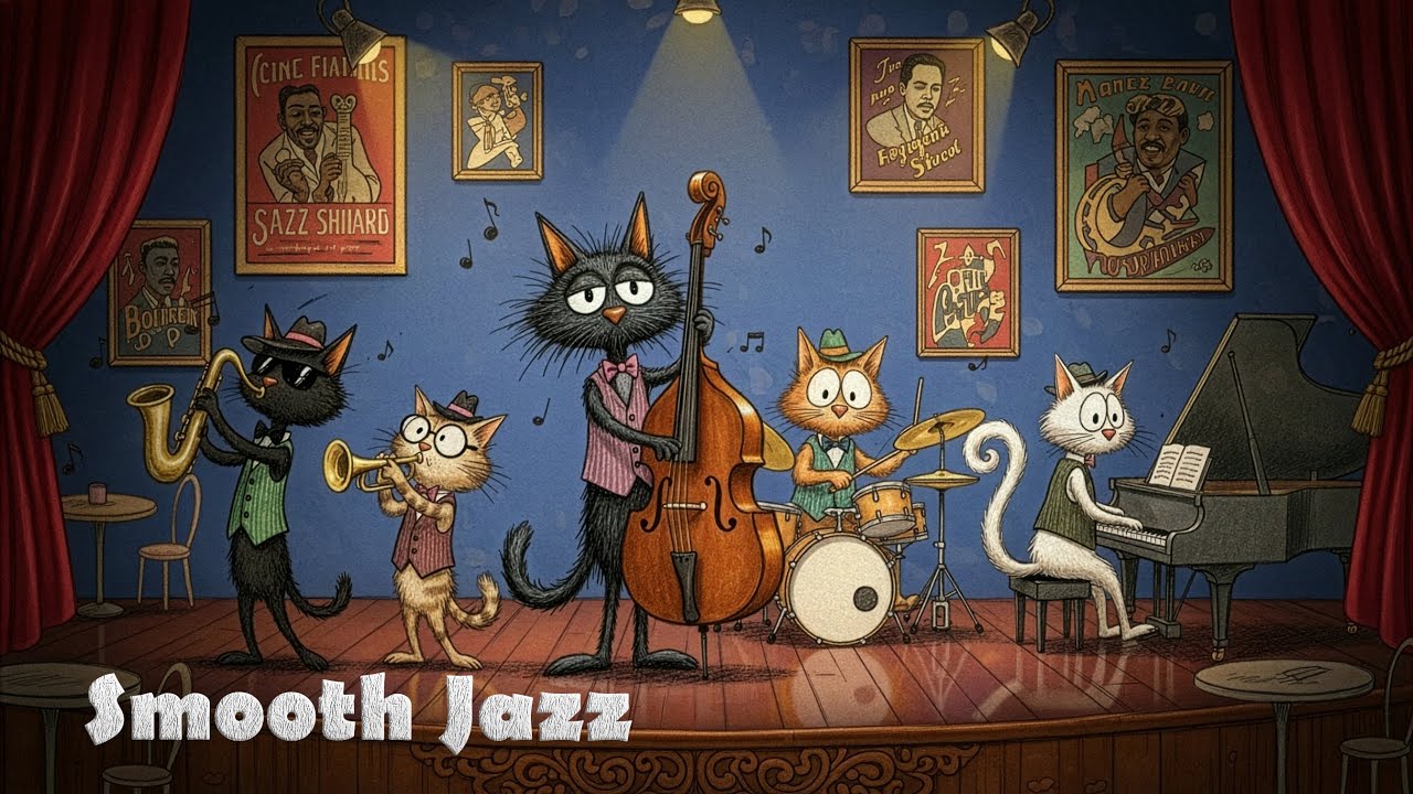 🎷 Идеальные осенние вечера | Спокойный джаз для отдыха | The Moggies