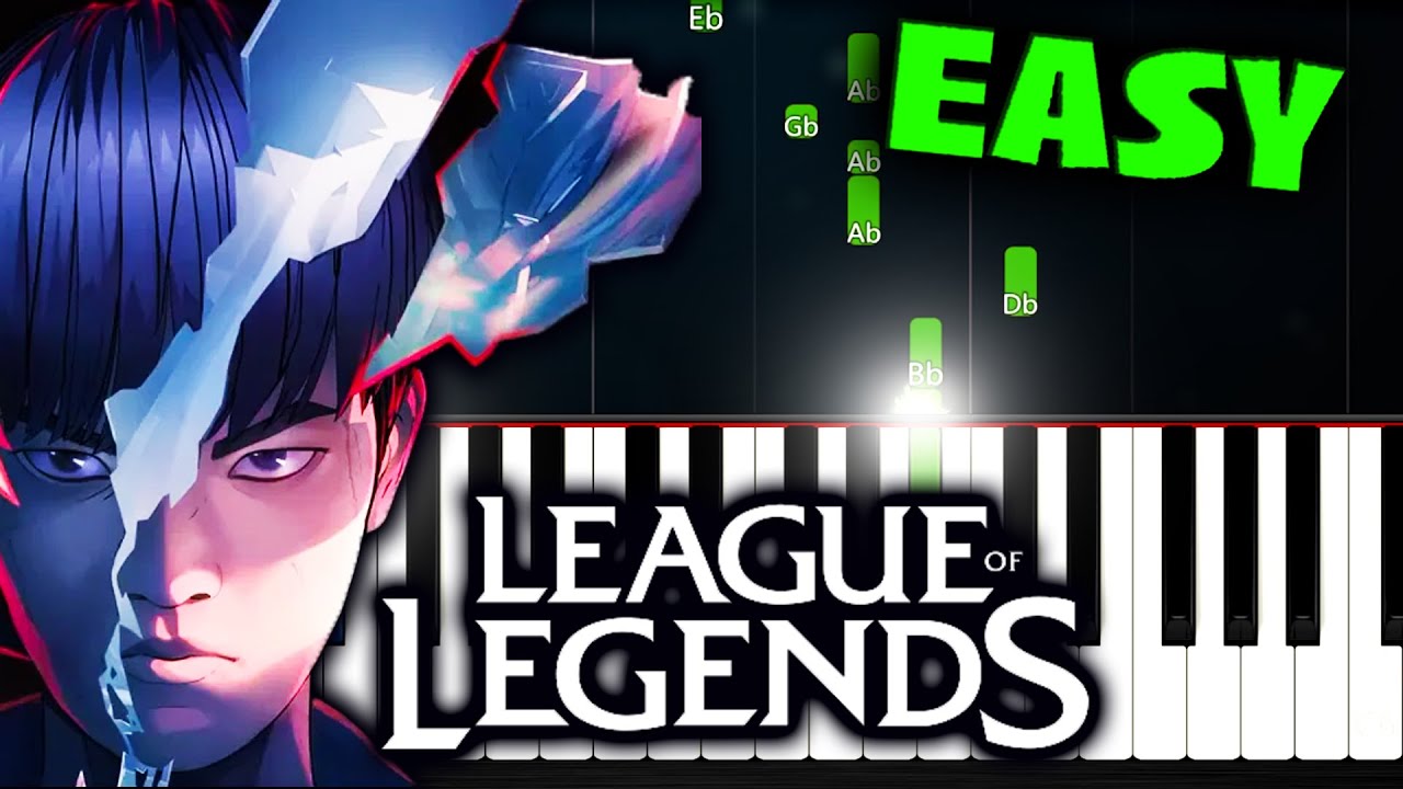 League of Legends - GODS ft. NewJeans (뉴진스) - Worlds 2023 Theme - EASY Piano Tutorial