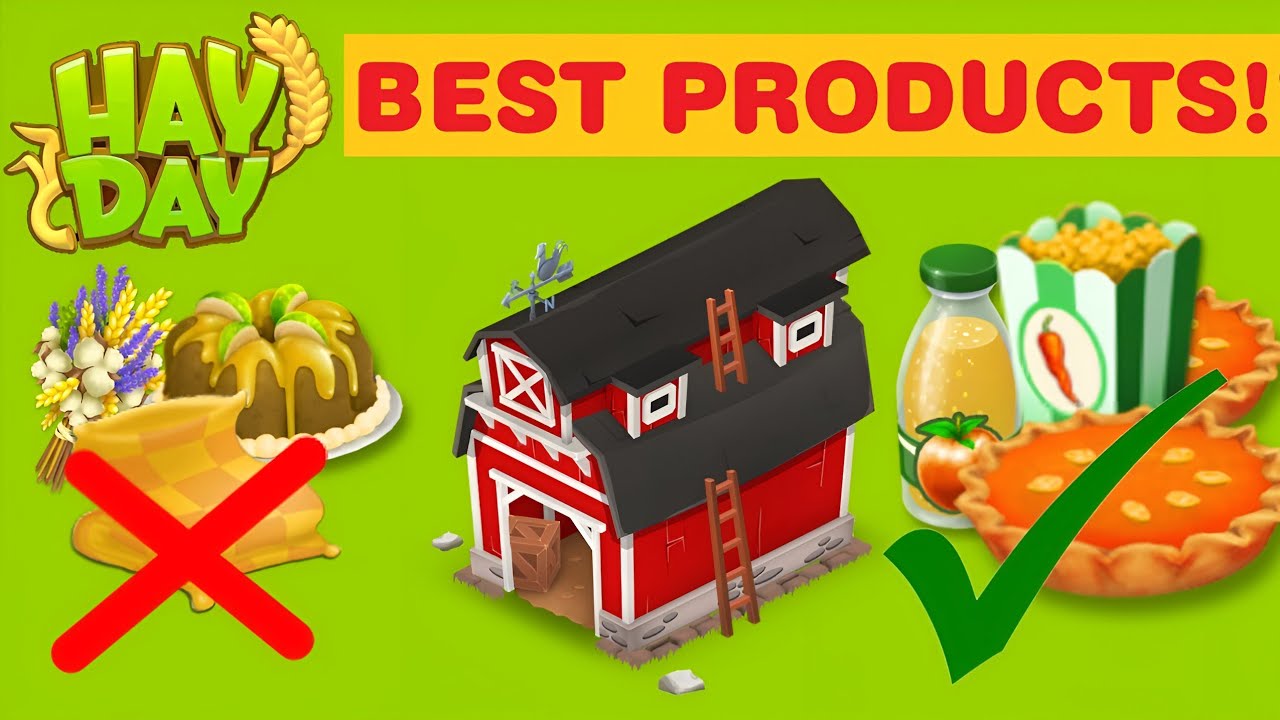 Лучшие советы по изготовлению продукции в Hay Day!