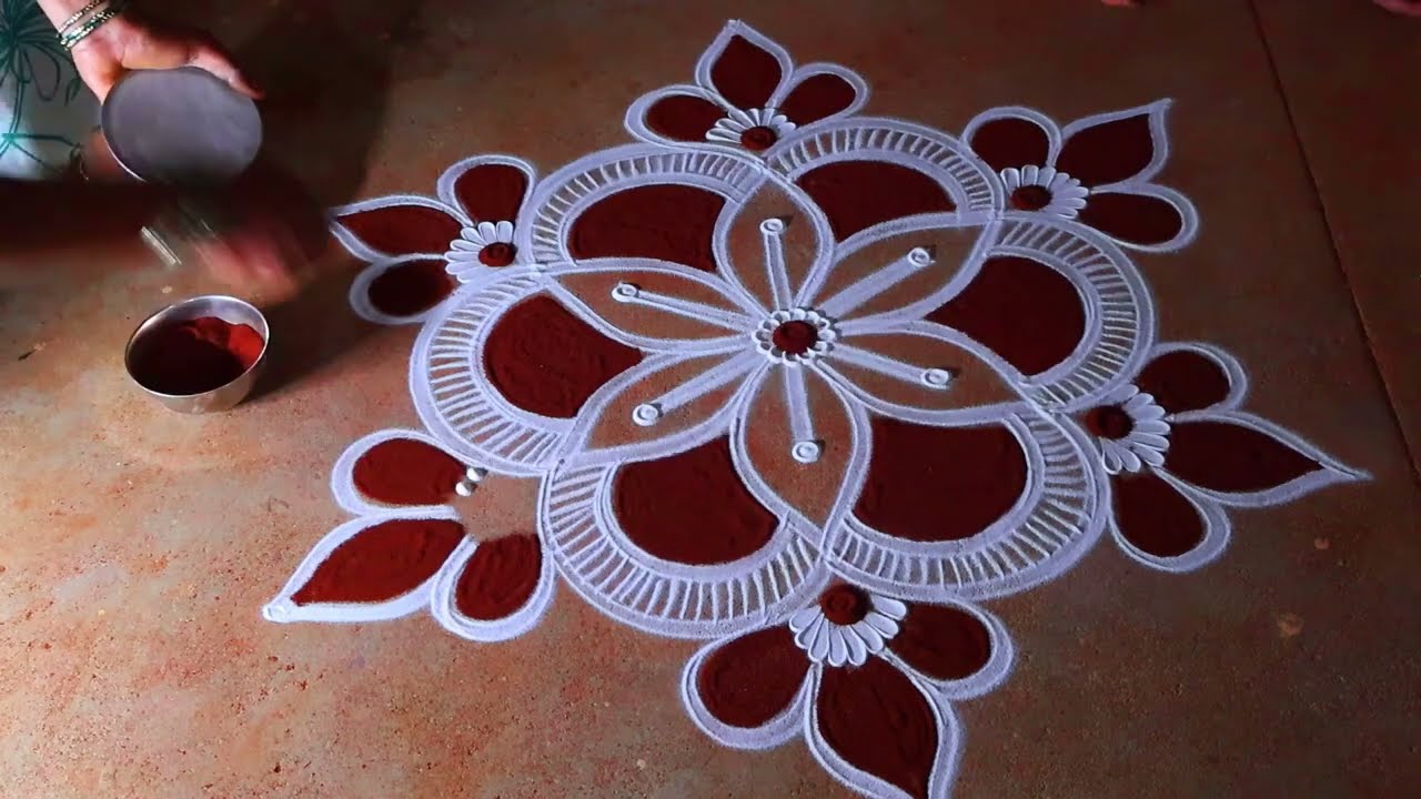 Margazhi  special 🌹 3*2  newyear 2026  🌹rangoli kolam designs🌹deepam diya muggulu