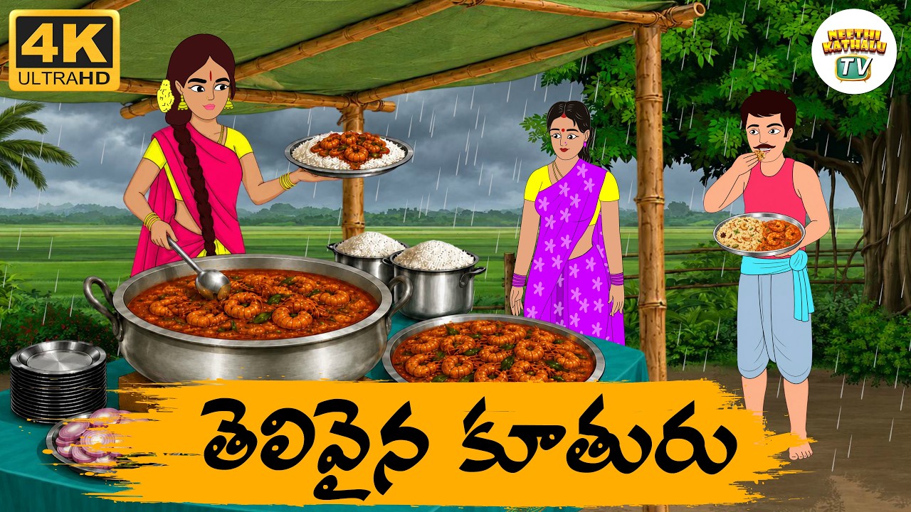 New Telugu Stories - తెలివైన కూతురు -Neethi Kathalu Tv Episode - 382 | Moral Stories Telugu