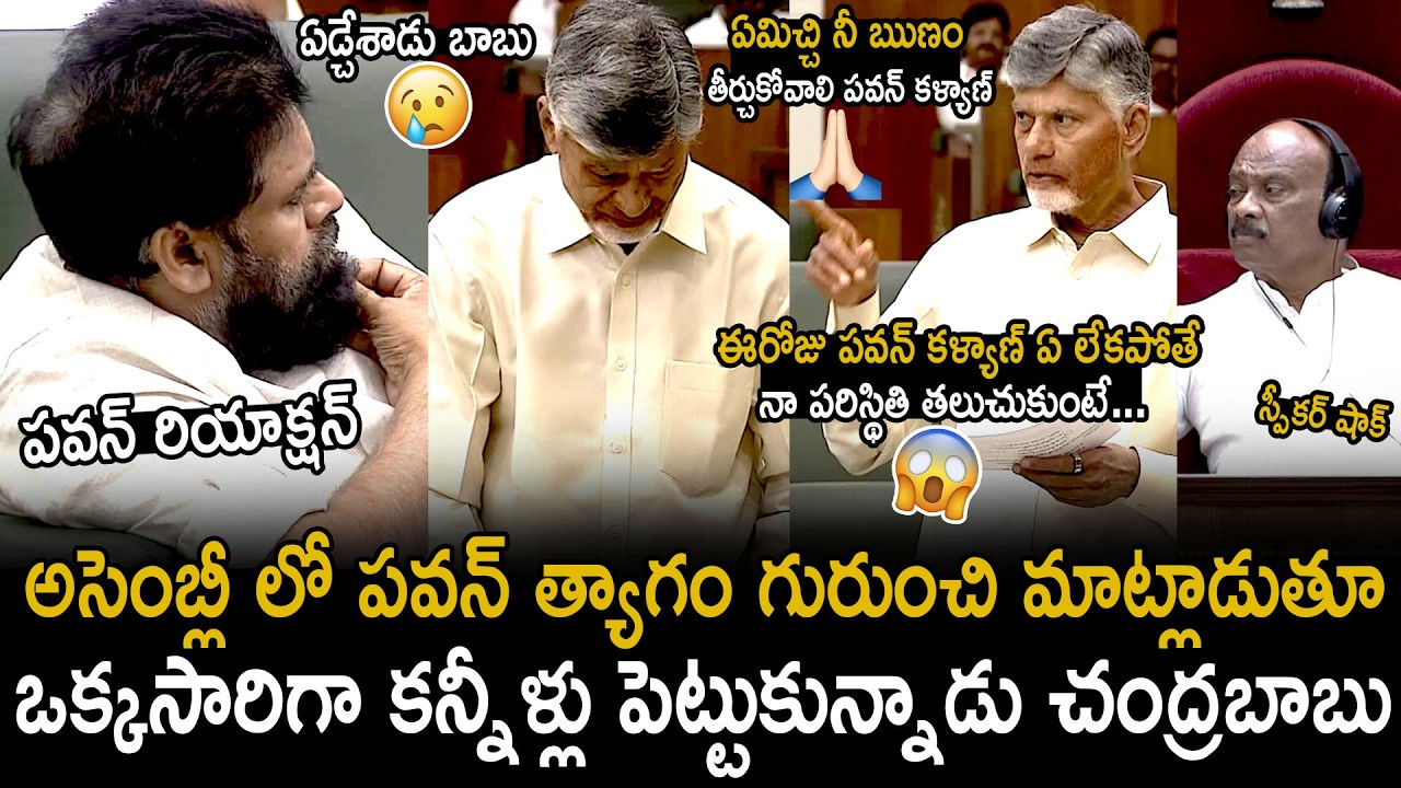 Chandrababu Naidu Emotional And Hearfelt Words About Pawan Kalyan In Assembly | Bhairava Media
