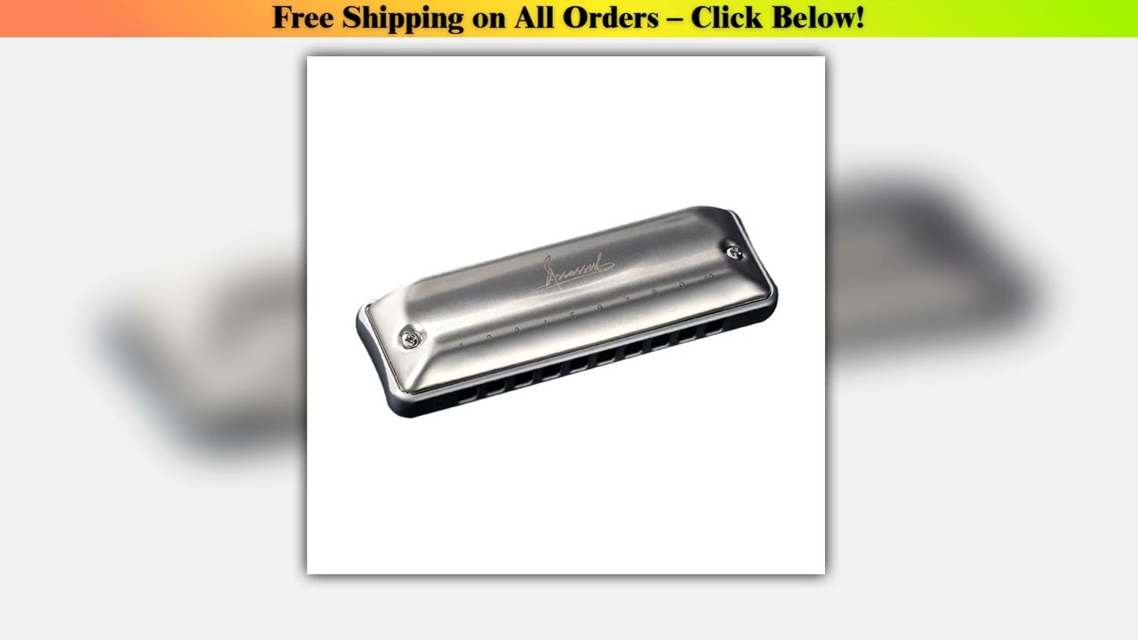 Diatonic Harmonica JDR Assassin Pro Professinal Harp Instrumentos Musicales Armonica 10 Holes