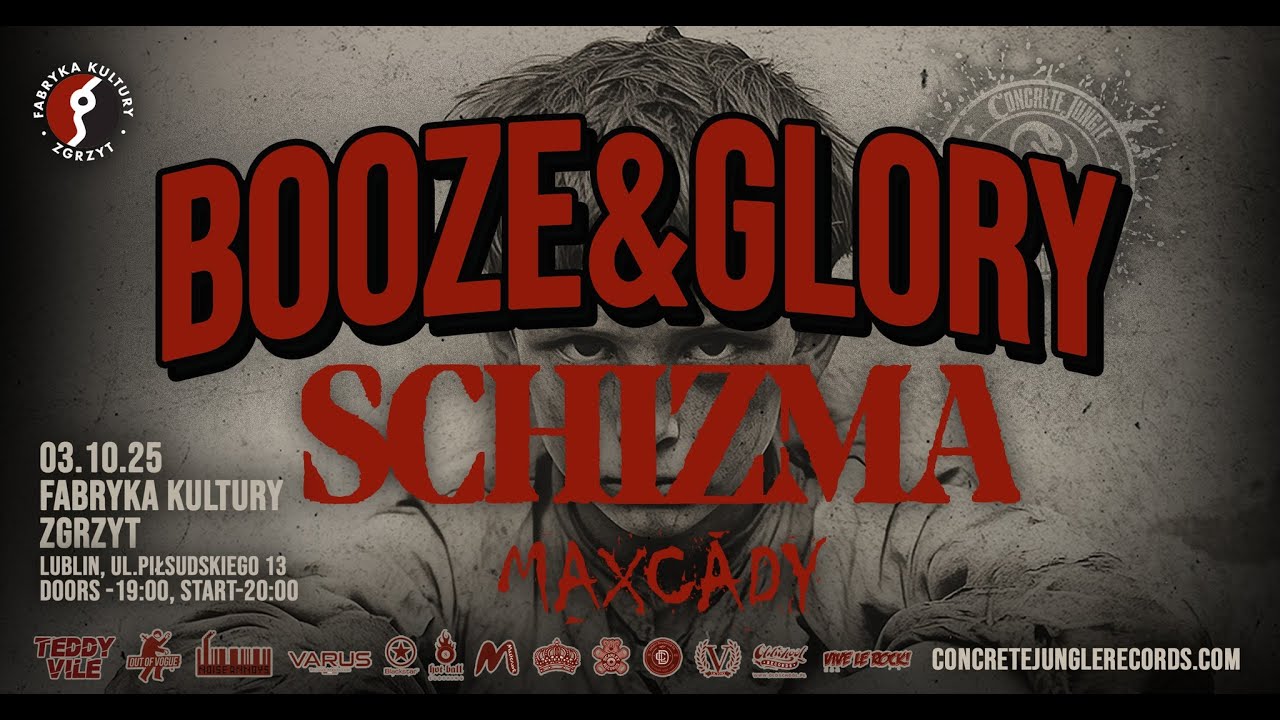 Booze & glory- Zgrzyt- Lublin 2025-10-03 4K 2160p