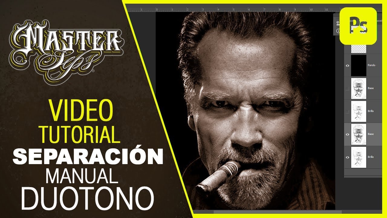 Videotutorial Separaci&oacute;n Manual Duotono Arnold