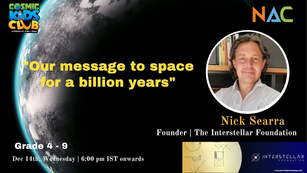 Talk by Nick Searra - ''Our message to space for a billion years''