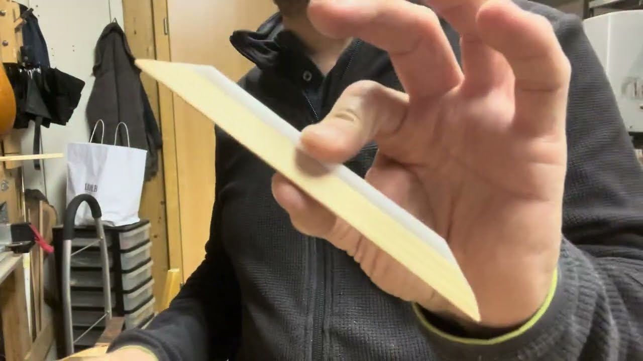 طريقة جديدة لعمل فرس عود السحب making Oud Bridge