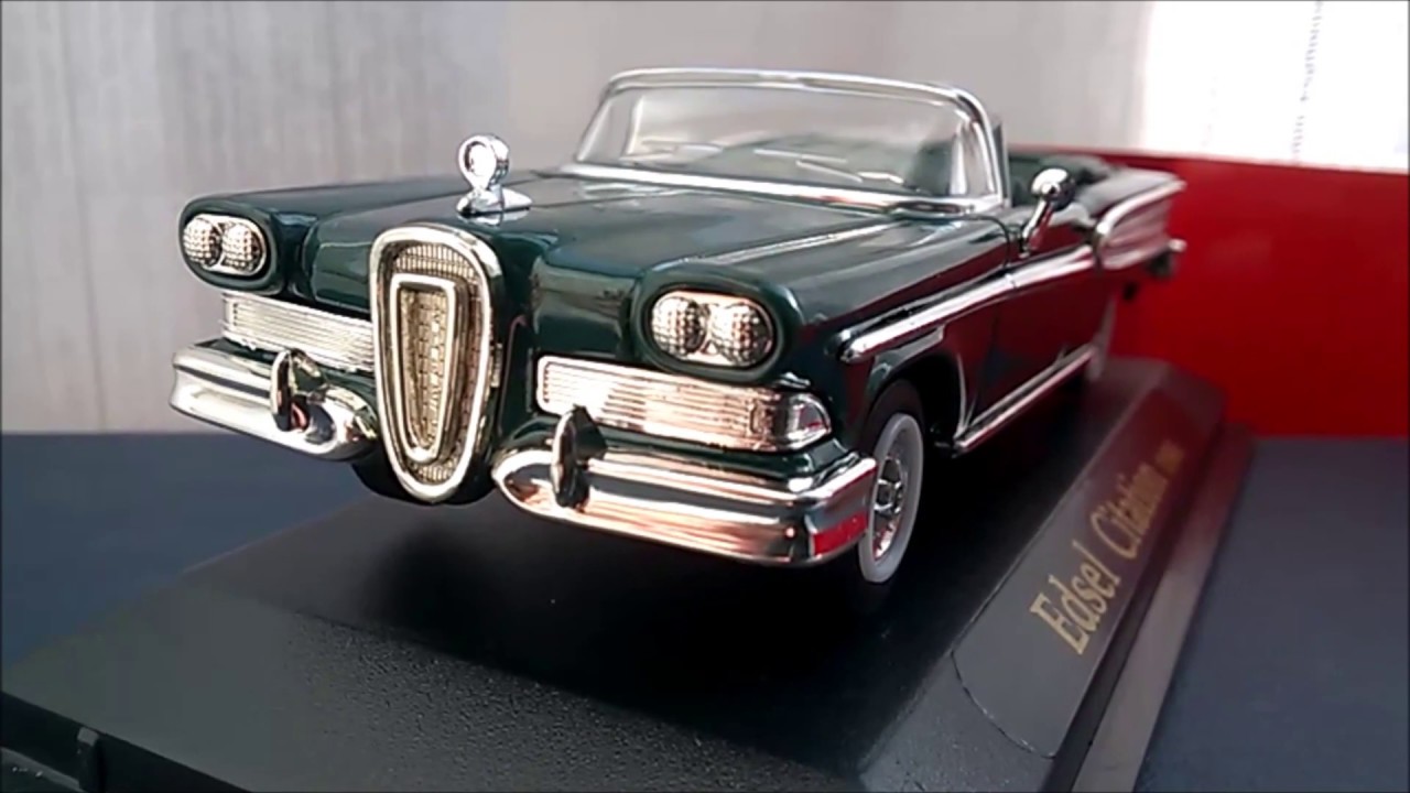 Unboxing Diecast model Edsel Citation `1958 by Yat Ming 1:43 Road Signature Diecast Model Cars