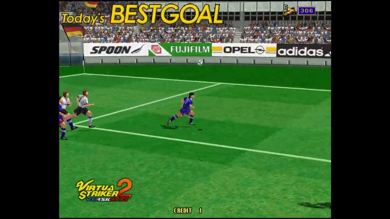 306pts goal of Virtuastriker2 99(Korea VS Germany)