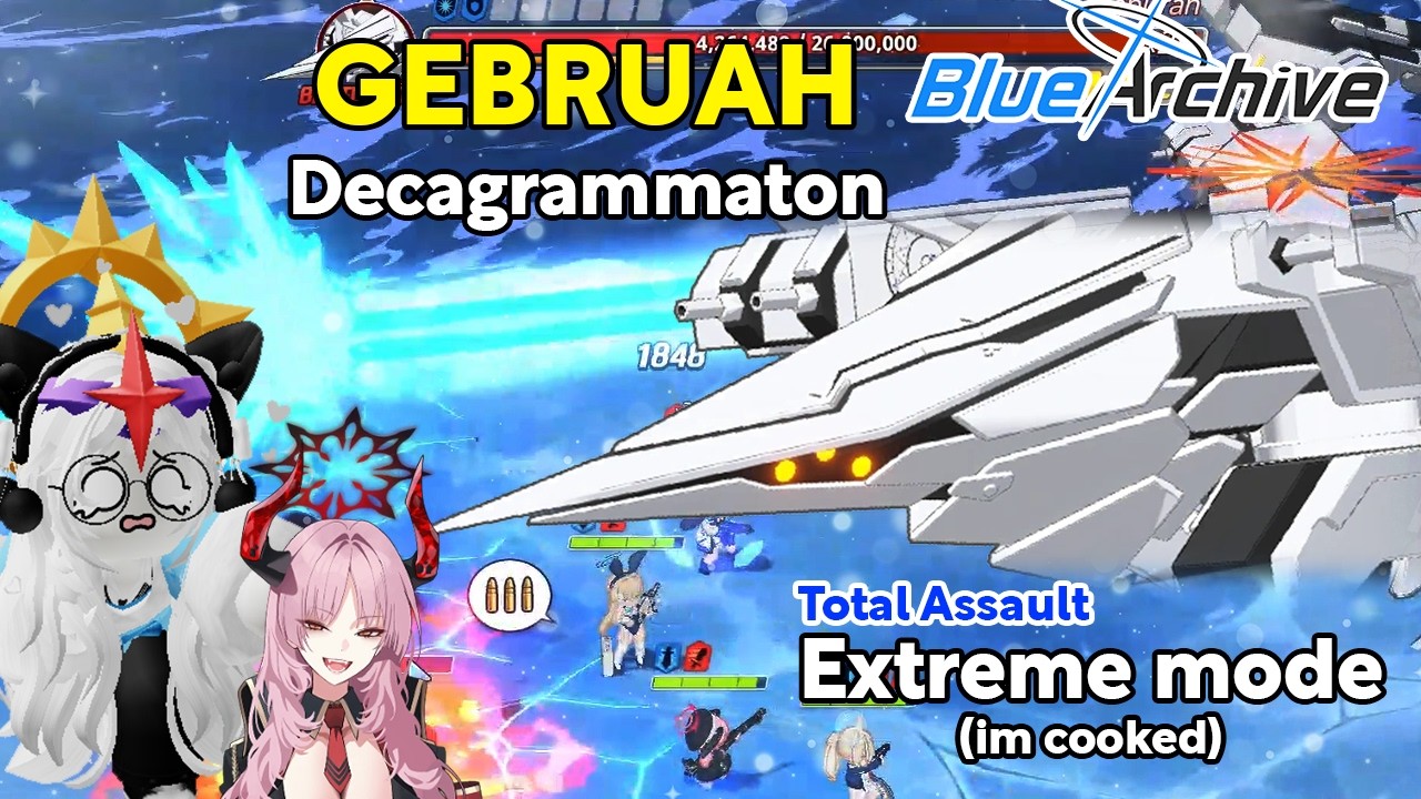 [Blue Archive/Global] Total Assault Gebruah - Extreme mode Completed