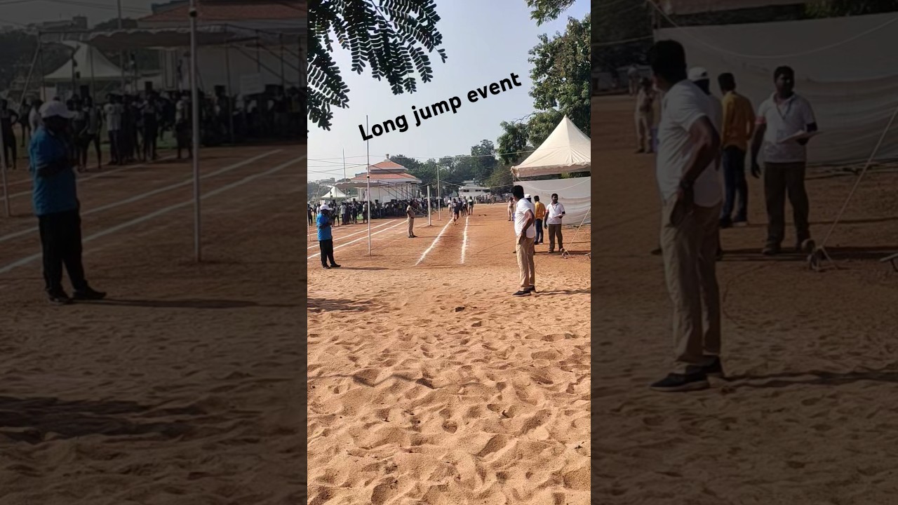 Police selection long jump.#longjump #longjumper #events #appolice #ground #motivation #yshorts