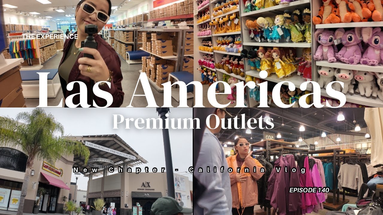 US Vlog l Las Americas Premium Outlet l Asics, Disney Store, North Face, Nike l  heidishainevlogs
