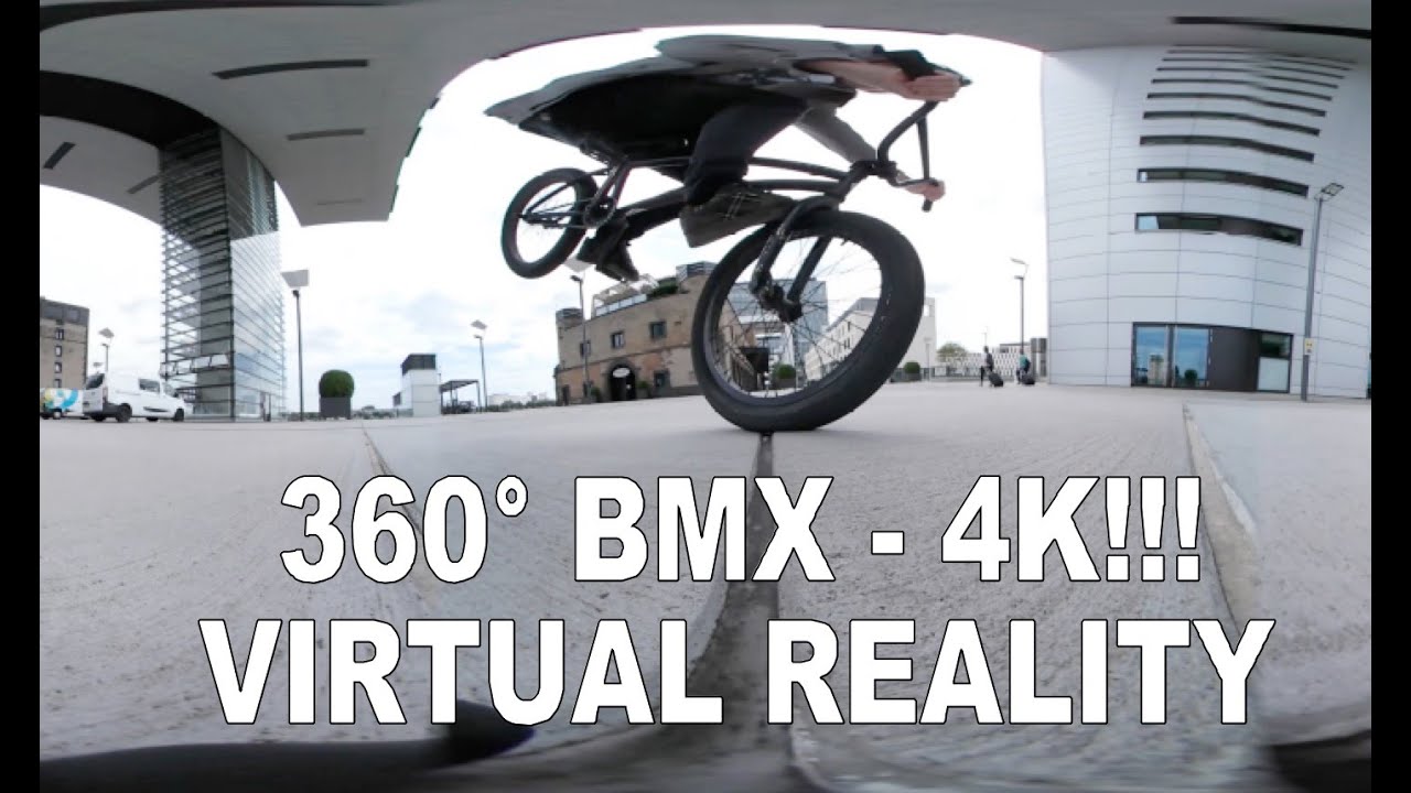 🔴 BMX Bike Riding - 360 VR Video / Virtual Reality in 4K! TEST!