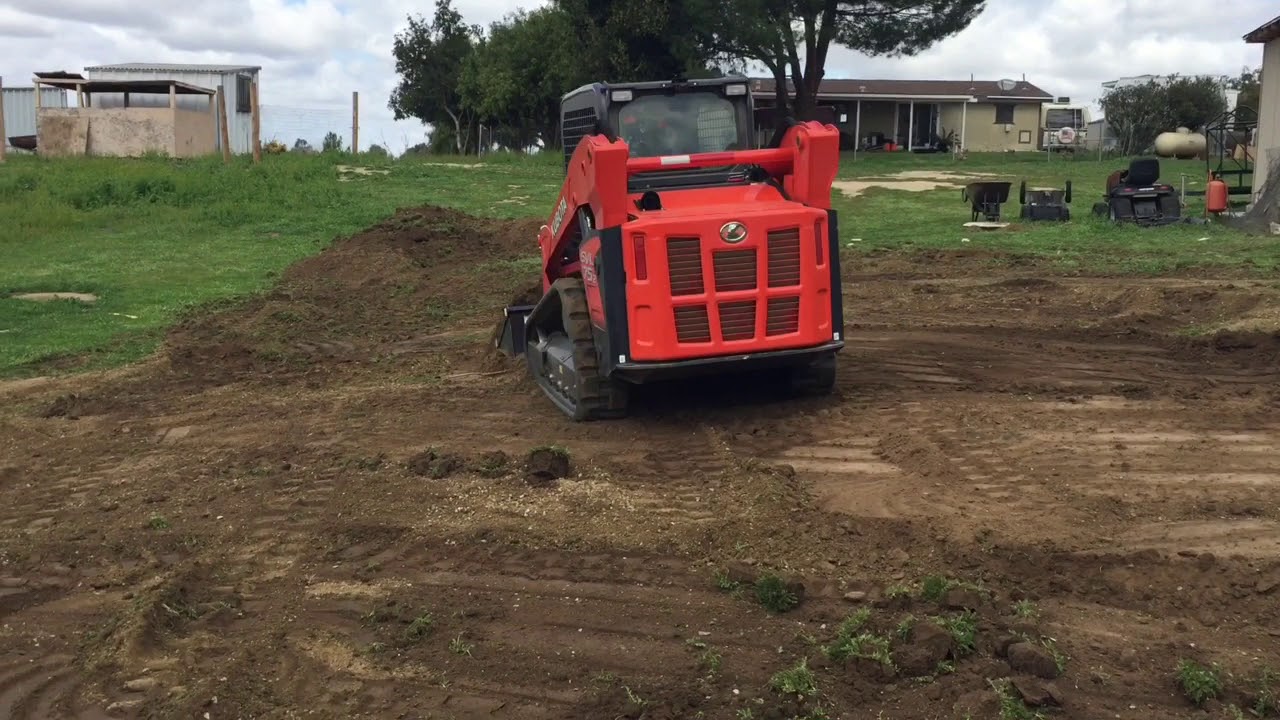 2018 Kubota SVL75 Grading | Building Pad