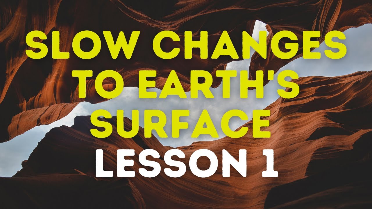 Lesson 1: Slow Changes to Earth's Surface Lesson Slides 4th Grade NGSS Aligned