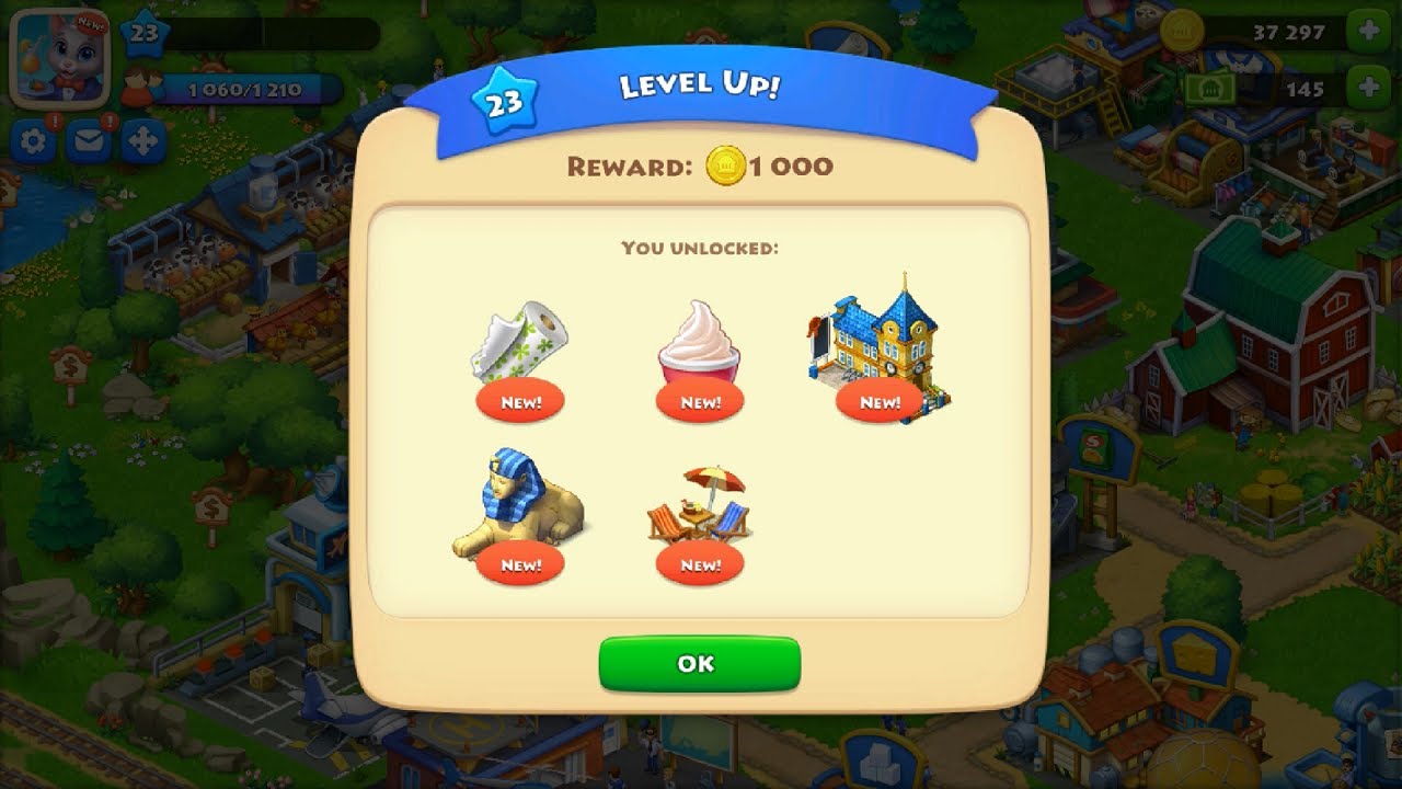 Township Level 22 Gameplay | How to Complete Township Level 22 | Township Level up 22