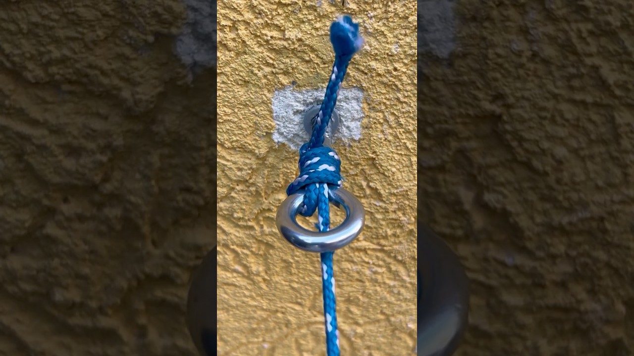 Amarre o varal de casa com facilidade usando esse n&oacute; super simples e pr&aacute;tico!#diy #dicas