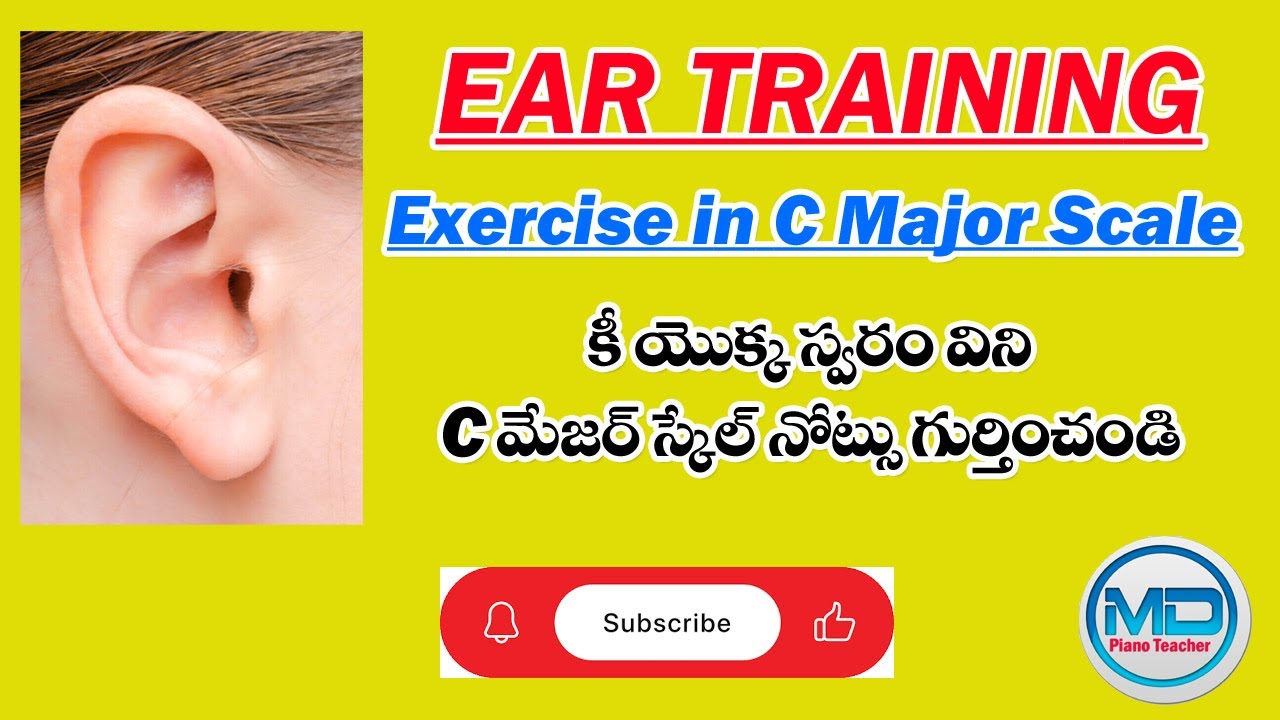 Ear training exercise in C major Scale Guess the Notes | The SECRET To Playing Any Song by Ear