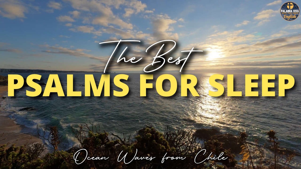 Meditate in God's Word and sleep with peace | Ocean waves | Psalms | Bible Reading for Sleep